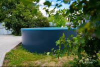 Каркасный бассейн морозоустойчивый Larimar 2.44 х 1.25м (полная комплектация) цвет Платина/24402F